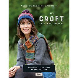 Addison Hat and Scarf in West Yorkshire Spinners The Croft Aran - Digital Version DBP0067