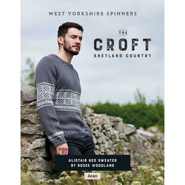 Alistair Geo Sweater in West Yorkshire Spinners The Croft Aran - Digital Version DBP0083