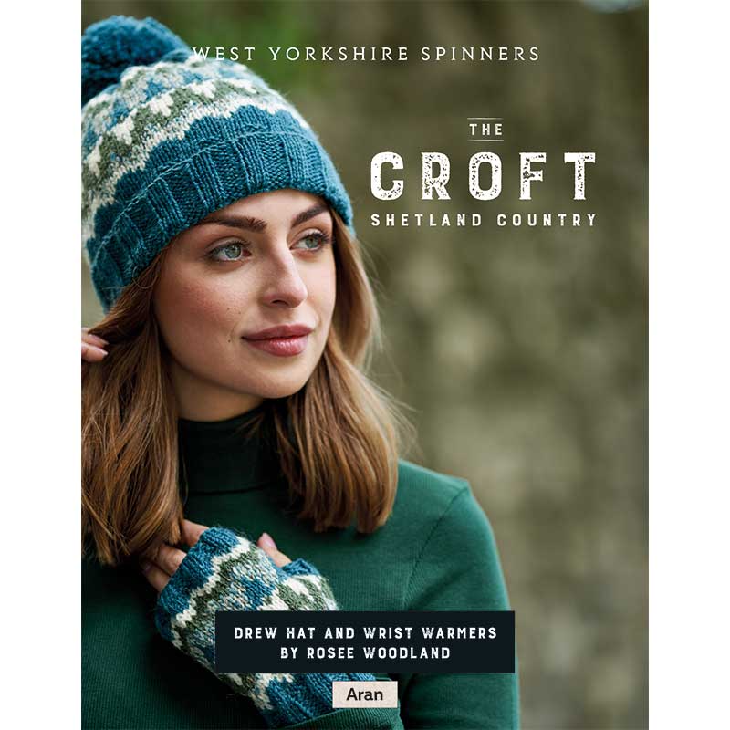 Buy Drew Hat and Wrist Warmers in West Yorkshire Spinners The