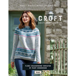 Flora Colourwork Sweater in West Yorkshire Spinners The Croft Aran - Digital Version DBP0085