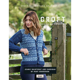 Jeanie Waistcoat and Cardigan in West Yorkshire Spinners The Croft Aran - Digital Version DBP0086