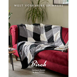 Birch Patchwork Blanket in West Yorkshire Spinners ColourLab Aran - Digital Version DBP0308