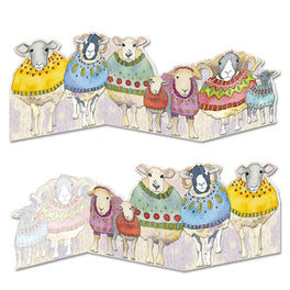 Emma Ball Greetings Card - Sheep in Sweaters