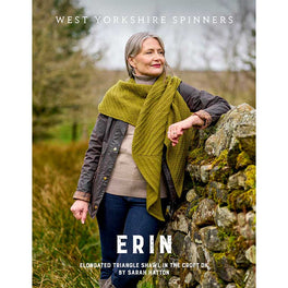 Erin Elongated Triangle Shawl in West Yorkshire Spinners The Croft Aran - Digital Version WYS1000344