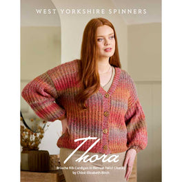 Thora Cardigan in West Yorkshire Spinners Retreat Twist Chunky