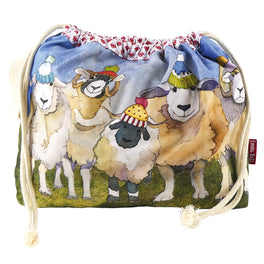 Emma Ball Drawstring Bag - Happy Sheep