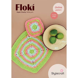 Free Download - Crochet Felted Coaster and Placemat in Stylecraft Flóki Super Chunky