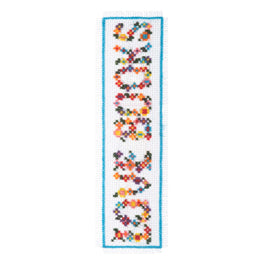 Trimits Cross Stitch Bookmark Kit - Floral Books