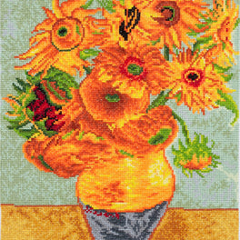 Trimits Counted Cross Stitch Kit, Large -Autumn Bloom