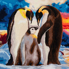 Trimits Counted Cross Stitch Kit, Extra Large - Penguins