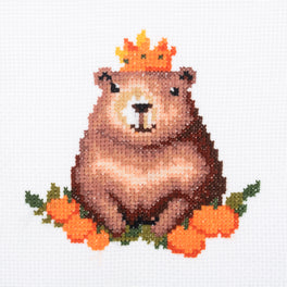 Trimits Counted Cross Stitch Kit, Mini: Capybara