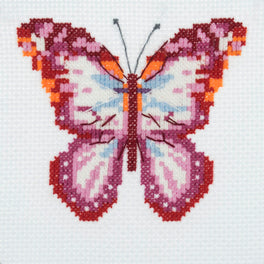 Trimits Counted Cross Stitch Kit, Mini: Butterfly