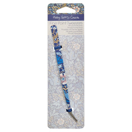 Hobby Gift Tweezers Fine Point - Woodblock Floral
