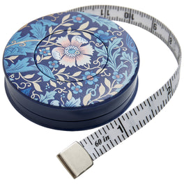 Hobby Gift Retractable Tape Measure 150Cm/60" - Woodblock Floral