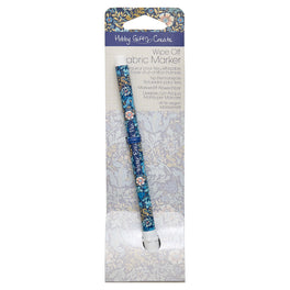Hobby Gift Fabric Marker Water Erasable - Woodblock Floral