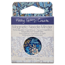 Hobby Gift Magnetic Needle Minder - Woodblock Floral