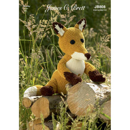 Fox in James C Brett Flutterby Chunky