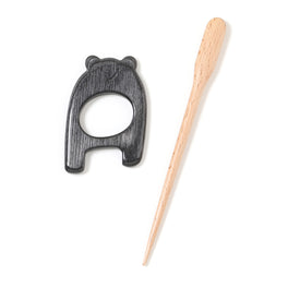 Knitpro Symfonie Flora Shawl Pin - Lazy Bear