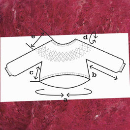 Love Note Sweater by Tin Can Knits in Rowan Fine Tweed Haze - Rose