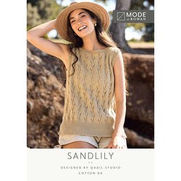 Sandlily Top in Mode at Rowan Cotton Dk - MIP104