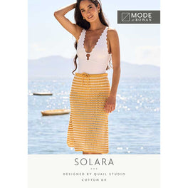 Solara Crochet Skirt in Mode at Rowan Cotton Dk - MIP106