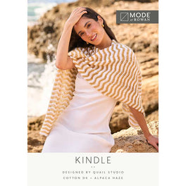 Kindle Shawl in Mode at Rowan Cotton Dk & Alpaca Haze - Digital Version MIP111