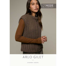 Arlo Gilet in Mode at Rowan Chunky Wool - MIP121