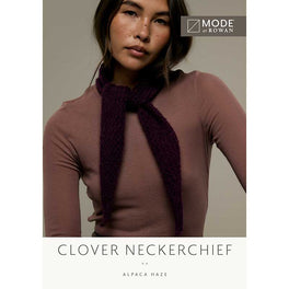 Clover Neckerchief in Mode at Rowan Alpaca Haze - MIP131