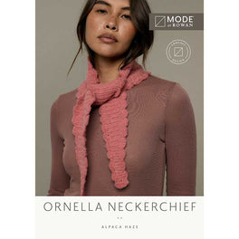 Ornella Crochet Neckerchief in Mode at Rowan Alpaca Haze - MIP134