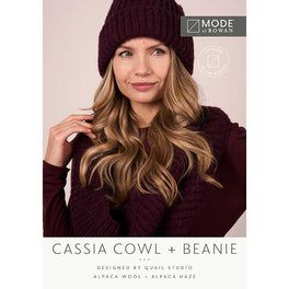 Cassia Cowl & Beanie in Mode Alpaca Wool & Alpaca Haze - Digital Version MIP70-M