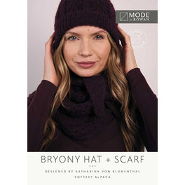 Bryony Hat & Scarf in Mode Softest Alpaca - Digital Version MIP74-M