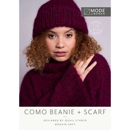 Como Beanie & Scarf in Mode Mohair Soft - Digital Version MIP95-M