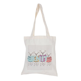 Knit Sheep Tote Bag