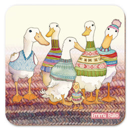 Emma Ball Single Coaster - Dapper Ducks