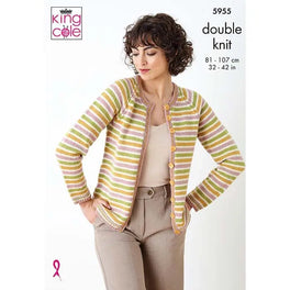 Top & Cardigan knitted in King Cole Merino Blend DK