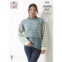 Sweaters knitted in King Cole Merino Blend DK