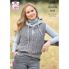 Tank & Waistcoat in King Cole Homespun Dk - Digital Version 6100