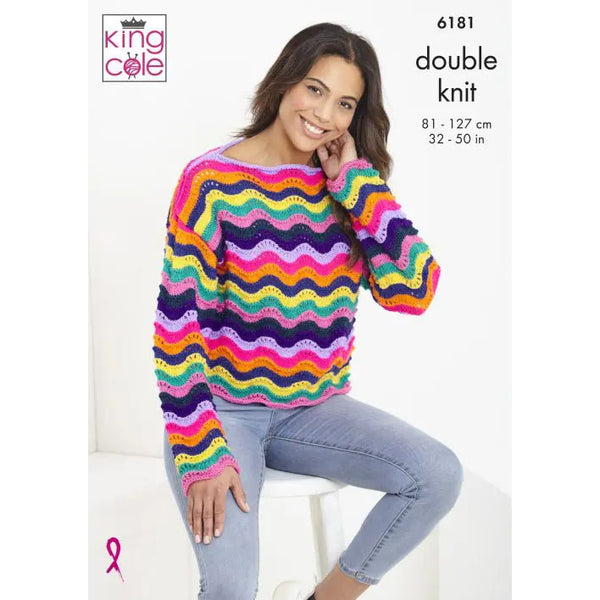 Sweater and Cardigan: Knitted in King Cole DK – Black Sheep Wools
