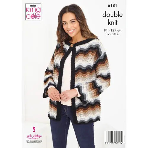 Sweater and Cardigan: Knitted in King Cole DK – Black Sheep Wools