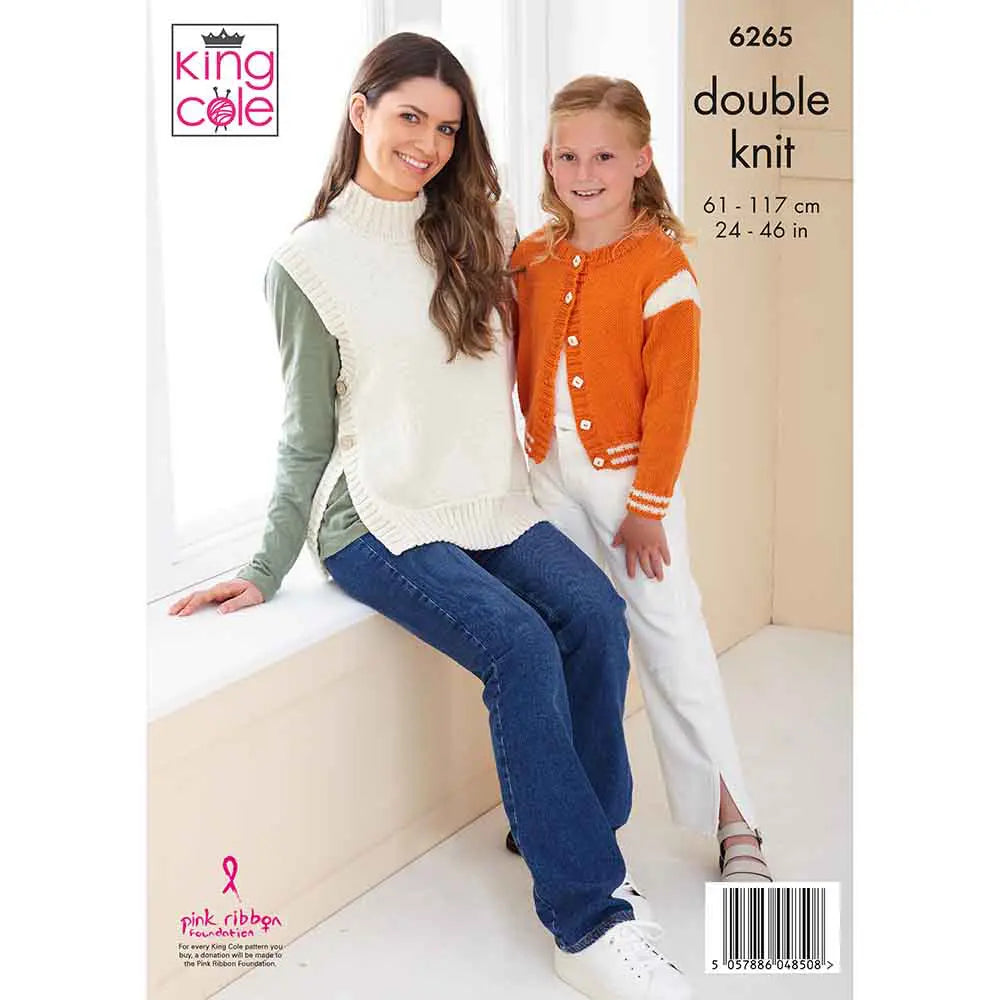 Sweaters & Cardigan in King Cole Orchard Dk - Digital Version 6265