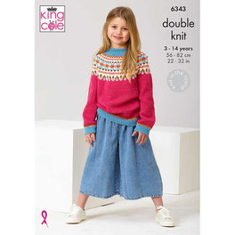 Fairisle Sweaters knitted in King Cole Merino Blend DK