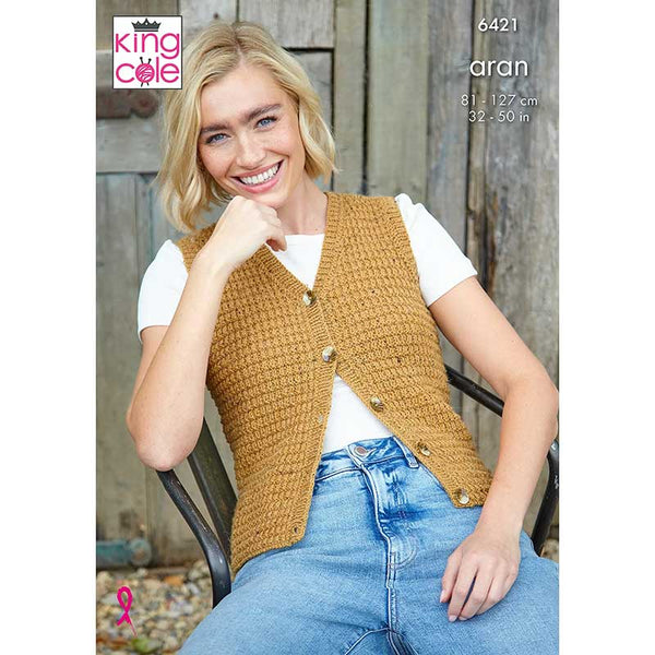 L'Appartement  Mouton×Knit VEST 2021AW Mink Blanket Stitch Knit Waistcoat | New Look