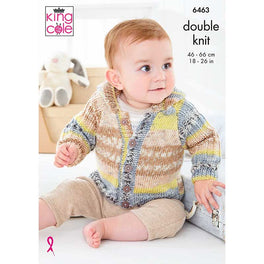 Jackets knitted in King Cole Baby Fjord DK