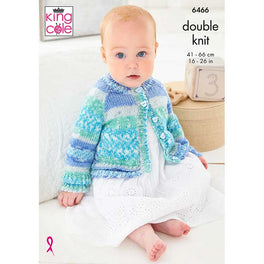 Cardigans knitted in King Cole Baby Fjord DK