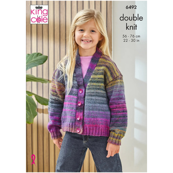 Cardigans Knitted in King Cole Cottagespun Dk - Digital Version