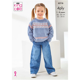 Sweaters Knitted  in King Cole Cherished DK