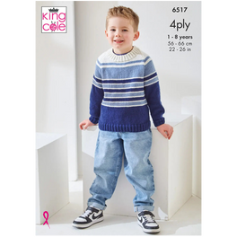 Sweaters & Cardigan Knitted  in King Cole Cherished DK
