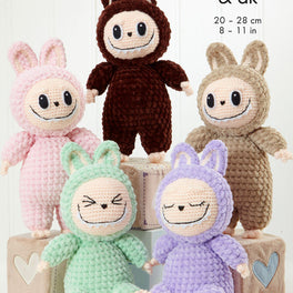 Monster Toys crocheted in King Cole Yummy
