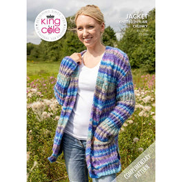 Free Download - Jacket in King Cole Flair Chunky