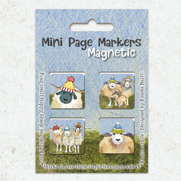 Emma Ball Mini Page Markers - Happy Sheep